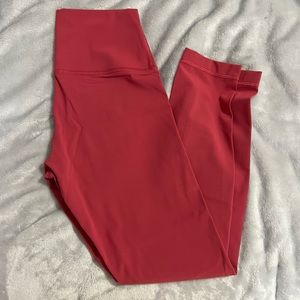 Pink lulu leggings
